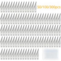 【YF】 50/100Pcs Blades Stainless Steel Engraving Metal Blade Wood Carving Replacement Surgical Scalpel Craft