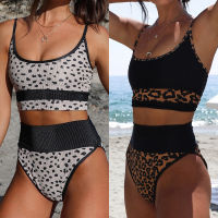 High Waist Bikini Leopard Swimsuit Beachwear Push Up Swimsuit Bathing Suit Biquini Summer Padded Bathing Suit Swimming Suit