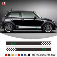 2 Pcs 60th ครบรอบรูปลอกรถประตูด้านข้าง Stripes สติกเกอร์สำหรับ MINI Cooper R56 2006-2013 3ประตู JCW One อุปกรณ์เสริม