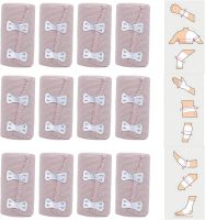 【LZ】niquda 12 Rolls High Elastic Bandage SET with Clip Closure Sports Durable Practical Bandages Compression Emergency Wrap Wound Dressing