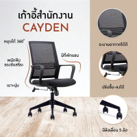 เก้าอี้สำนักงาน เก้าอี้ออฟฟิศ เก้าอี้ผู้บริหาร เก้าอี้ขาเหล็ก รุ่น Cayden Z186B FULLHOUSE