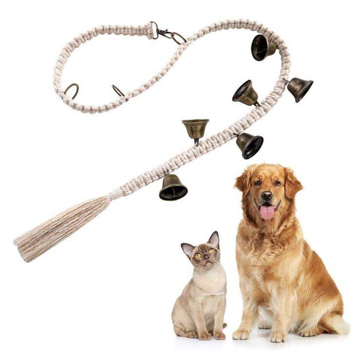 Pick me up shop dog potty training bell doorbell adjustable for