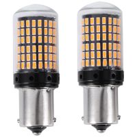 10X 1156 BAU15S LED 3014 144 SMD 7506 1003 1073 Canbus Super Bright รถเบรคย้อนกลับไฟท้ายหลอดไฟ High Power