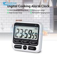 Digital Screen Kitchen Timer Large Display Digital Timer Square Cooking Count Up Countdown Alarm Clock Sleep Stopwatch Clock