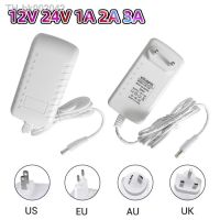 卍 12 Volt Power Supply 24 Volt Adapter Transformer 110V 220V AC to DC 12V 24V CCTV LED Light Power Adapter 2A 3A EU US UK AU Plug