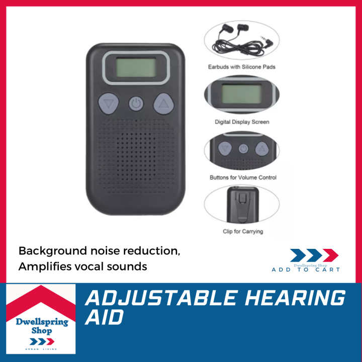 USB RECHARGEABLE HEARING AIDS Sound Amplifier Booster For Adults