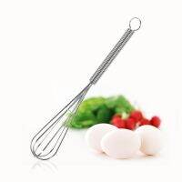 เครื่องตีไข่สแตนเลสแบบใช้มือถือปัดผสม Eggbeater ทำอาหารครอบครัว