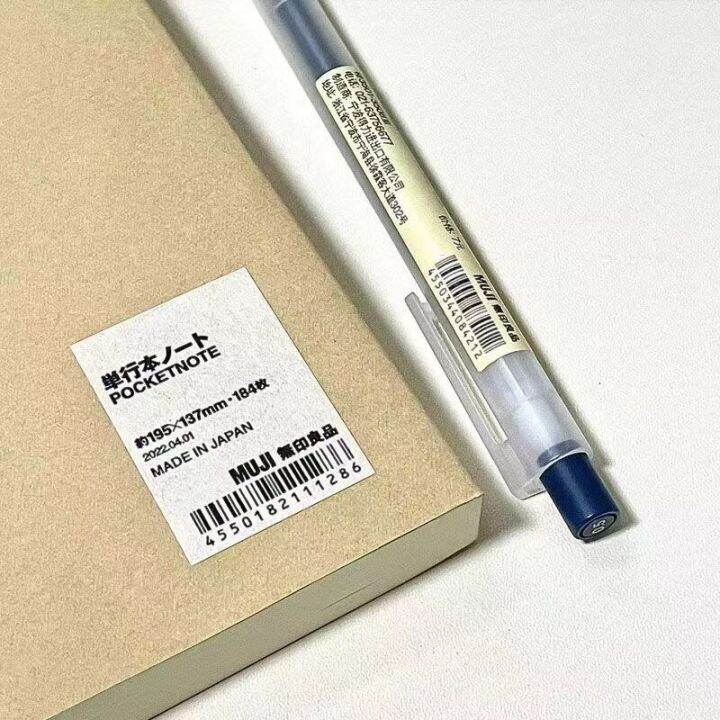 [Fast delivery] MUJI Japan MUJI A5 blank notepad white paper thickened