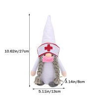 【CW】 Christmas Nurses Doll Ornaments 2020 Merry Christams Decor For Home Cristmas Decor Xmas Gifts Happy New Year 2021 Navidad Noel