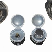 2Pcs Gas Range Knob ครอบคลุมสวิตช์ควบคุมป้องกันพลาสติกครัวหม้อหุงข้าวเตาอบเตา Protector Guard สำหรับเด็กทารก Safety