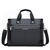 Mens Casual Style PU Handbags Material High Quality Computer Bag Large Capacity Multi-Function Business Travel Aviation Flight