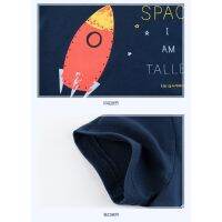 Baby Boy Spaceship Prints Short Sleeve T-shirt Kids Clothing