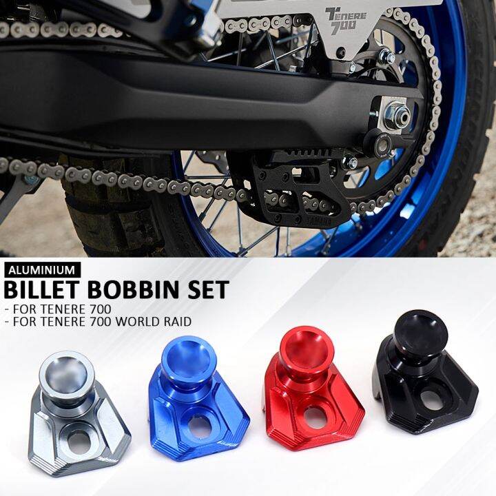 New TENERE 700 World Raid 2022 Motorcycle CNC Swingarm Sliders Spools