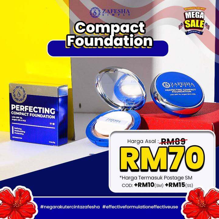 ZAFESHA COMPACT FOUNDATION Lazada