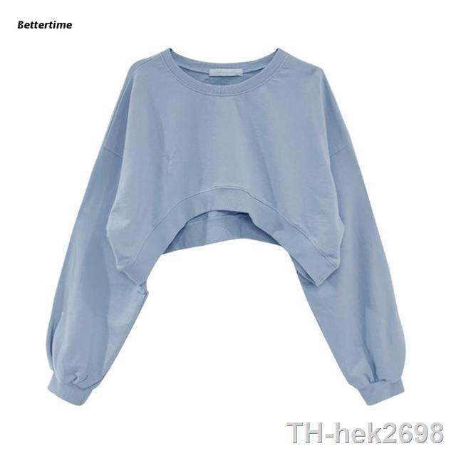 hot-sleeve-cropped-crop-top-hoodies-sweatshirt-causal-loose-pullover