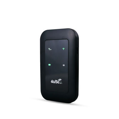 4G Pocket WiFi ความเร็ว 150 Mbps ใช้ได้ทุกซิมไปได้ทั่วโลก ใช้ได้กับ AIS/DTAC/TRUEสีดำ
