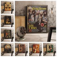 Guns N Roses Rock Music Picture Poster and Print Room Wall Decor Decor Art Decor Cafe Bar Canvas Painting Living Room Home Decor Drawing Painting Supp