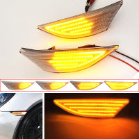 2X แบบไดนามิก LED Side Marker ไฟเลี้ยวสัญญาณไฟกระพริบสำหรับ Porsche 991 Series 911 GT2 GT3 Rrs,981 Series ster