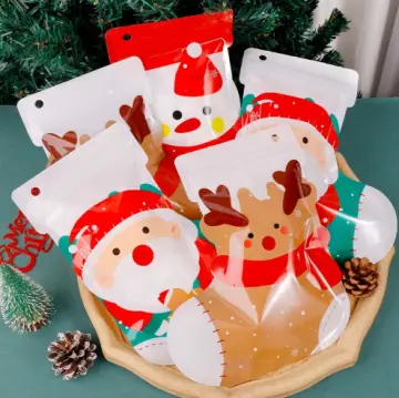 Christmas ziploc treat online bags