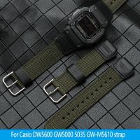 ✻ Bracelet For Casio G-SHOCK High-quality Nylon Watchband DW5600 GW-5000 5035 GW-M5610 Modified Army Green Black Watch Strap 16MM