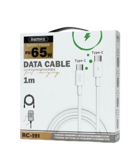 cable-type-c-to-type-c-1m-rc-191a-white-65w-สายชาร์จ-remax