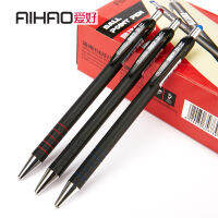 Aihao AH-567ปากกาลูกลื่นสีแดง0.7มม. เครื่องใช้สำนักงานและโรงเรียน24ชิ้นล็อต