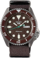 Seiko SRPD85 Seiko 5 Sports Mens Watch Brown 42.5mm Stainless Steel