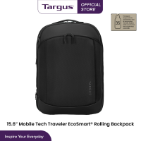 กระเป๋าเป้แบบมีล้อ Targus 15.6 นิ้ว EcoSmart® Mobile Tech Traveler Rolling Backpack - Black (TBR040GL)