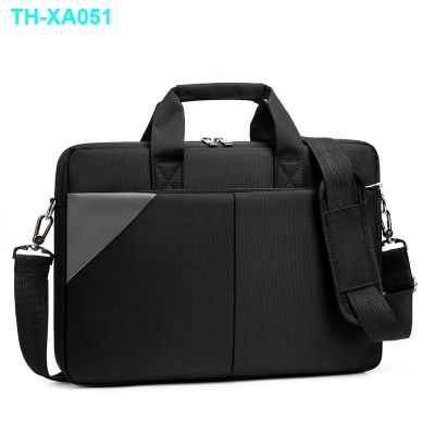 กระเป๋าแล็ปท็อปขนาด 15.6 นิ้ว กระเป๋าคอมพิวเตอร์มัลติฟังก์ชั่นหนึ่งไหล่กระเป๋าโน๊ตบุ๊คแบบพกพากระเป๋าเอกสาร