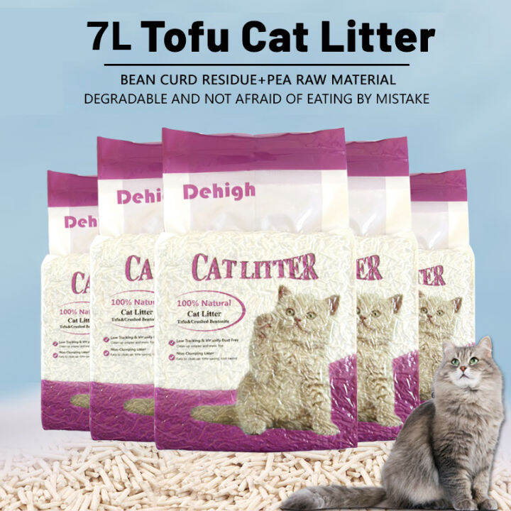 Mix Tofu Cat Litter 7L/2.5KG Food Grade Plant Cat Litter Residue Made