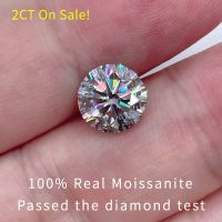 VVS1ทรงหลวมสีหิน Moissanite 2 3EX 8มม. สำหรับแหวนเครื่องประดับ