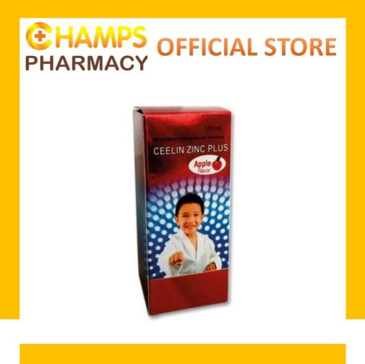 CEELIN ZINC PLUS SYRUP 120 ml EXP 11/24 Lazada