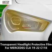 For MERCEDES CLA 19-22 C118 TPU Transparent Headlight Protective Film, Headlight Protection, Film Modification