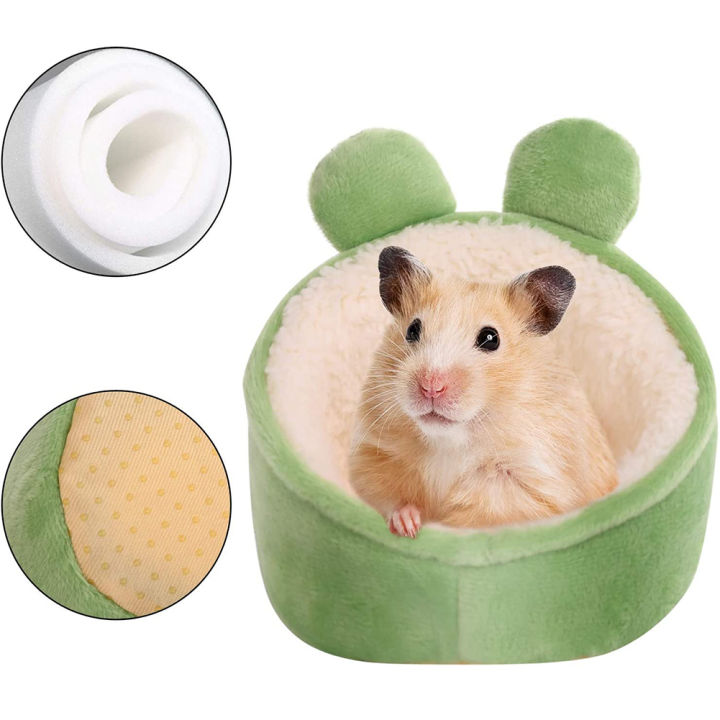 Ss Mini Bed Warm Small Pets Animals House Cozy Nest Cage Accessories for  Dwarf Hamster | Lazada
