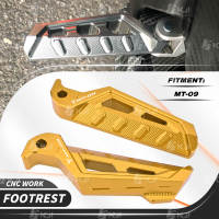 ที่วางเท้าด้านหลัง CNC สำหรับยามาฮ่า MT-09 MT09 Sp/sr/gt/trace/ FZ09/FJ09รถจักรยานยนต์ที่วางเท้าหลังผู้โดยสารที่รองเท้าอุปกรณ์เหยียบ