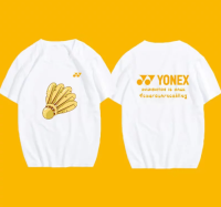 เสื้อเทนนิสแห้งเร็วและระบายอากาศได้ดี Yonex2023ฤดูร้อนใส่สบายใหม่ดูดซับเหงื่อสำหรับทั้งหญิงและชายฝึกซ้อมกีฬาวิ่งกีฬากลางแจ้งทีมซื้อชุดทีม