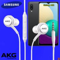 หูฟัง สมอลทอล์ค Samsung 3.5 mm Aux In-Ear ซัมซุง Galaxy A02 และทุกรุ่น อินเอียร์ สายผ้าถัก เสียงดี เบสหนัก เล่น-หยุดเพลง เพิ่ม - ลดระดับเสียง