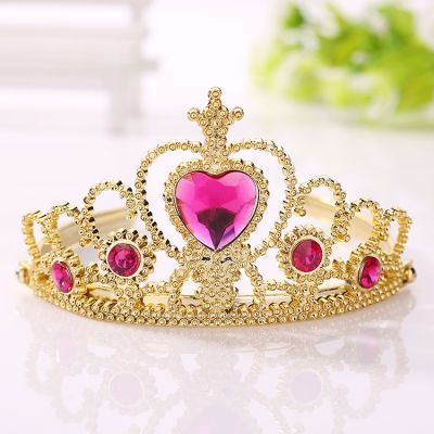 cute princess crowns hairband birthday gift for girls kids hair head hoop band headband accessories children tiara headdress