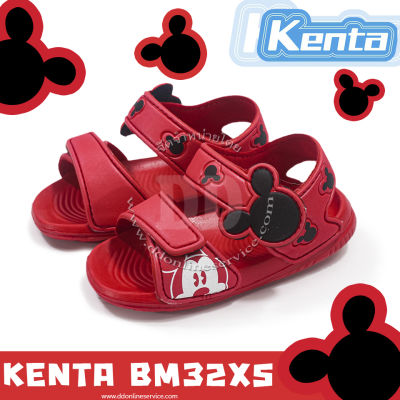 KENTA รองเท้ารัดส้นเด็ก รองเท้าแบบสวม รองเท้าเด็กผู้หญิง เด็กผู้ชาย รองเท้าลายมิกกี้ น้ำหนักเบา ใส่สบาย KENTA  รุ่น BM32XS