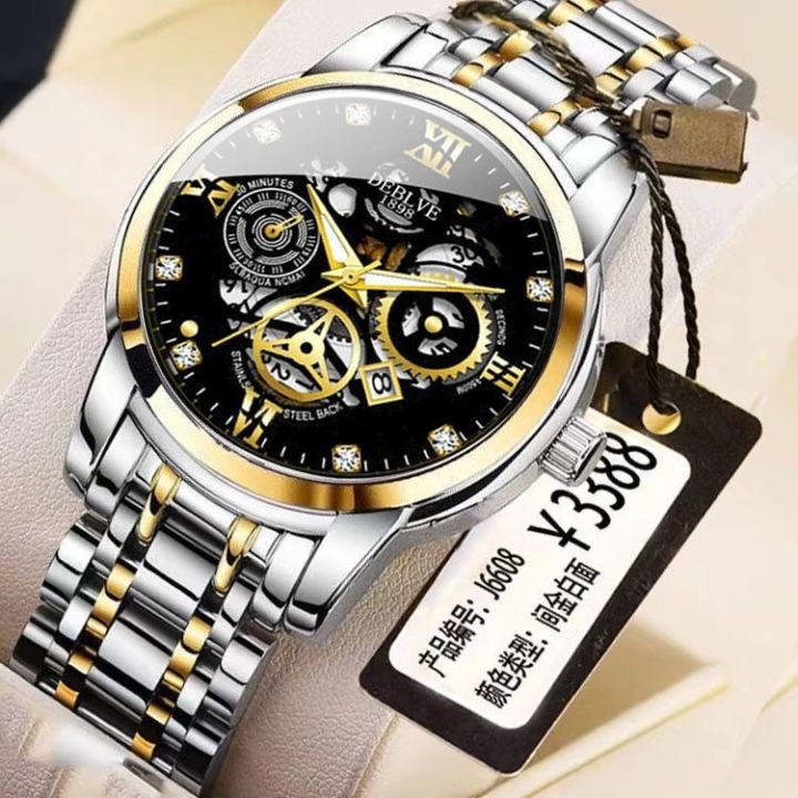 july-hot-automatic-mechanical-watch-mens-hollow-imported-calendar-band