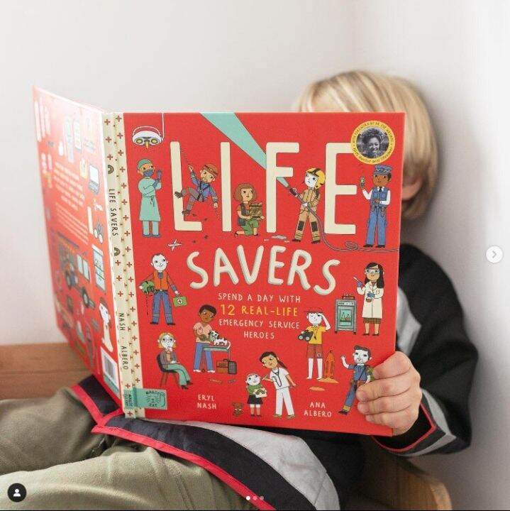 หนังสือ-เด็ก-life-savers-12-real-life-emergency-service-heroes-english-book-by-magic-cat-ของแท้-พร้อมส่ง-ปกอ่อน-magiccat