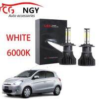 New ชุดหลอดไฟหน้า 6000K 80W 12V สีขาว สําหรับ 2012-2016-2x