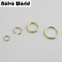 Non-Welded Round Rings 500Pcs 6mm 8mm10mm Alloy Metal O-ring For Bags Straps Belts Connect Hardware wallets Accessories Buckles