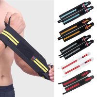 ﹍❏◐ 1/2 Wristband Wrist Support Weight Lifting Gym Training Wrist Support Brace Strap Wrap Crossfit Powerlifting Wrist Brace Strap