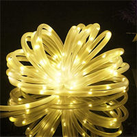 Solar USB Tube String Light Multimodal LED Remote Garland Lights Auto OnOff Waterproof Lantern String for WeddingHoliday Decor