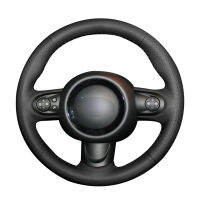 Hand-stitched Black PU Artificial Leather Steering Wheel Cover for Mini HatchbackMini R56R57) Clubman Clubvan Coupe 3-Spoke