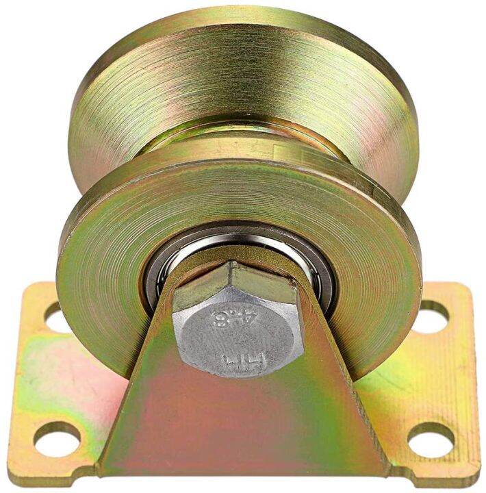 2 Inch VGroove Wheel Sliding Gate Track Rolle Heavy Duty Rigid Caster
