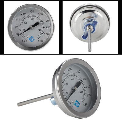 LazaraLife เครื่องวัดอุณหภูมิเตาอบเครื่องวัดอุณหภูมิอาหารย่างอ่านทันทีเกจวัดอุณหภูมิ Dual Gage Probe