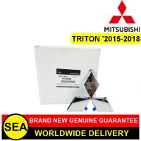 โลโก้ติดหน้ากระจัง MITSUBISHI	อะไหล่แท้เบิกศูนย์	ตรงรุ่น TRITON 2015-2018 #7415A560 (1ชิ้น)