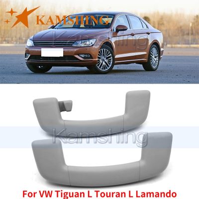 Kamshing ที่เท้าแขนที่จับประตูด้านความปลอดภัยบนหลังคารถสำหรับ Volkswagen Tiguan L Touran L Lamando ที่วางแขนที่จับแบบดึงเพดานภายใน
